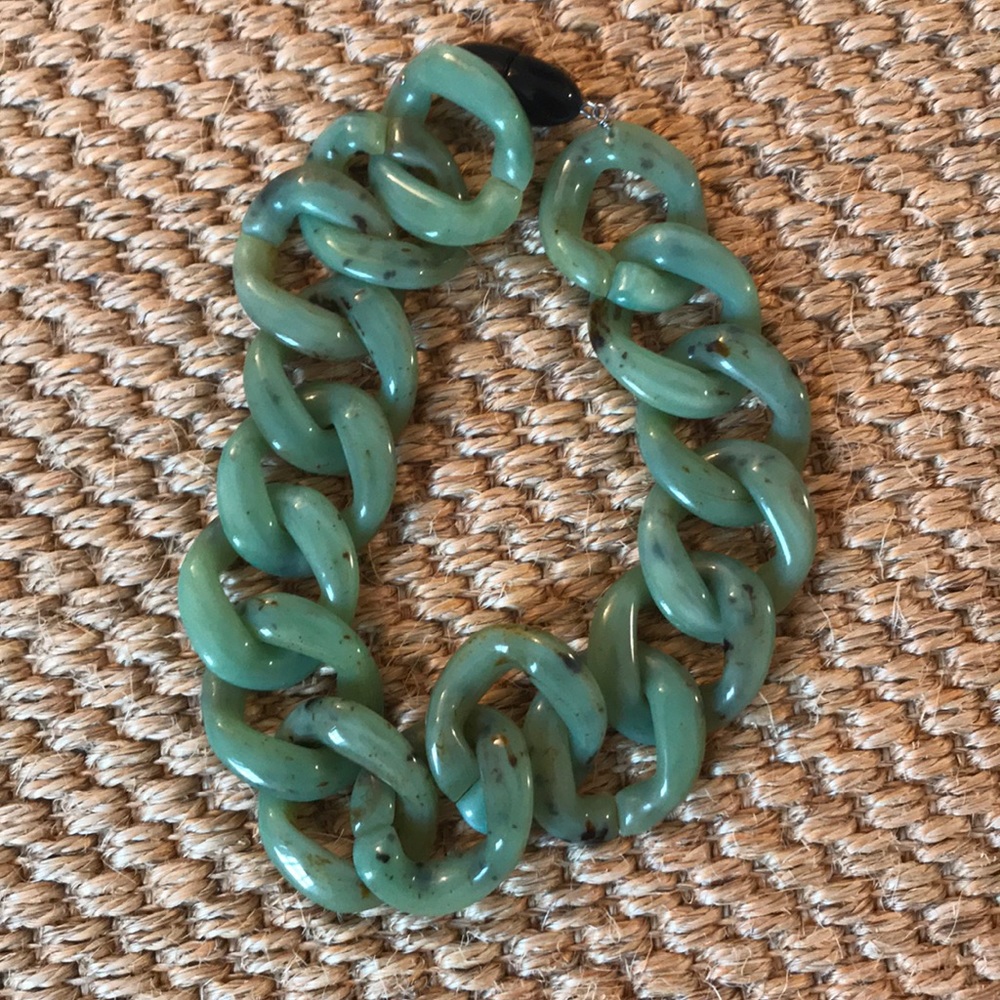 Turquoise green necklace